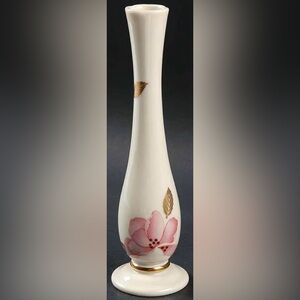 Vintage Lenox Royal Blossom White and Gold flower bud vase decor ceramic